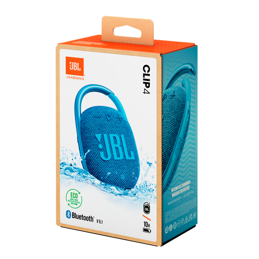 JBL Clip 4 Eco - Blue - Ultra-portable Waterproof Speaker - Detailshot 5 image number null